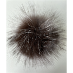 Stor VASKEBJRN dusk Mrk brun med slvgr spisser